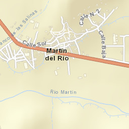 Martín del Río Street Map