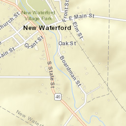 New Waterford Ohio Street Map