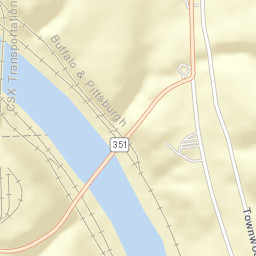 Highway 351, Ellwood City, PA 16117, USA Street Map