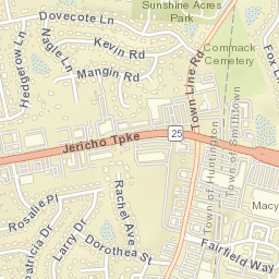 Commack New York Street Map