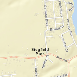 Siegfield Park New York Street Map