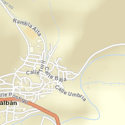 Montalbán Street Map