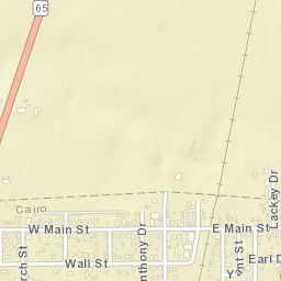 West Cairo Ohio Street Map