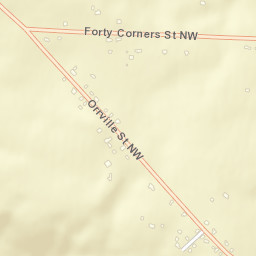 Newman Ohio Street Map