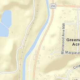 Greenwood Acres Ohio Street Map