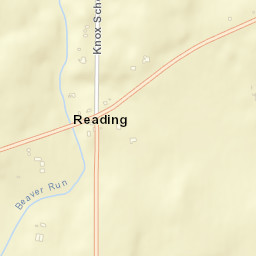 Reading Ohio Street Map