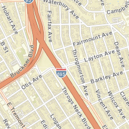 Eastchester Bay New York Street Map