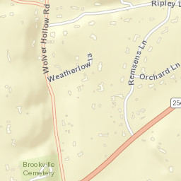 Upper Brookville New York Street Map