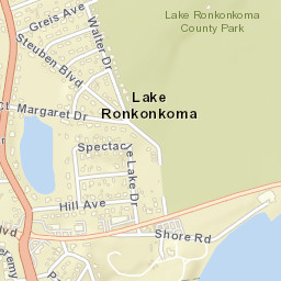 Lake Ronkonkoma New York Street Map