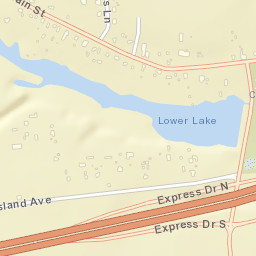 Yaphank New York Street Map