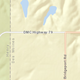 9924 Bridgeport Road, Danville, IA 52623 Street Map