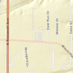 2638-2662 Mount Pleasant Street, Burlington Street Map