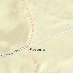 Pavonia Ohio Street Map