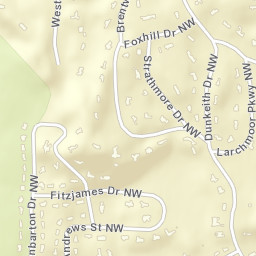 Hills and Dales Ohio Street Map