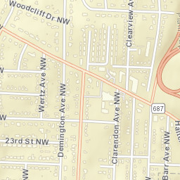 Fulton Heights Ohio Street Map