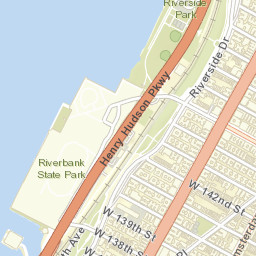 Hamilton Heights New York Street Map