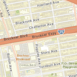 Unionport New York Street Map