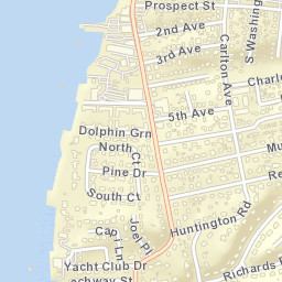 Port Washington New York Street Map