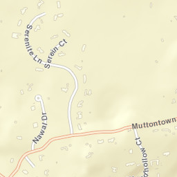 Muttontown New York Street Map