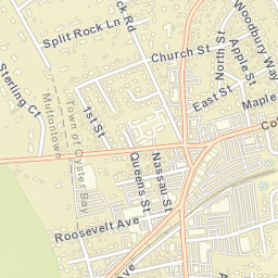 Syosset New York Street Map