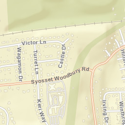 Woodbury New York Street Map