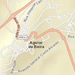 Aguiar da Beira Street Map
