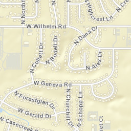 10914 N Crestpoint Ln Dunlap IL Street Map