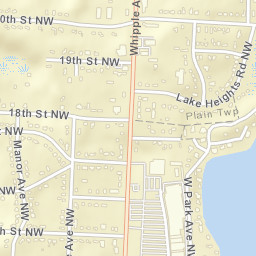 Lakeside Heights Ohio Street Map