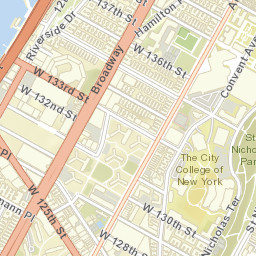 Manhattanville New York Street Map