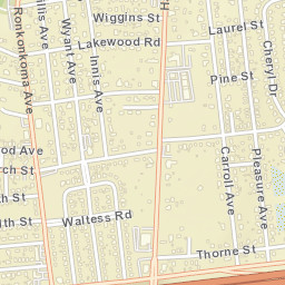 Ronkonkoma New York Street Map