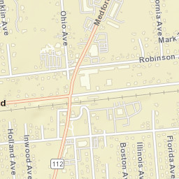 Medford New York Street Map