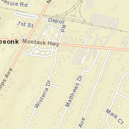 Speonk New York Street Map