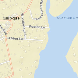 Quioque New York Street Map