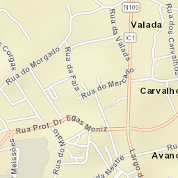 Avanca Street Map