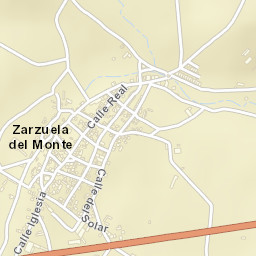 Zarzuela del Monte Street Map