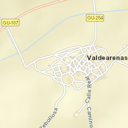 Valdearenas Street Map
