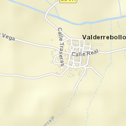 Valderrebollo Street Map