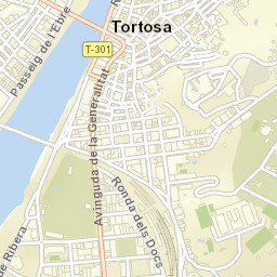 Tortosa Street Map