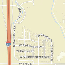 1867-1899 N Cavallo Dr Salt Lake City Street Map