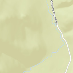 Glendevey Colorado Street Map