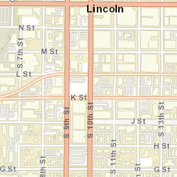 1367 K Street, Lincoln, NE 68508, America Street Map