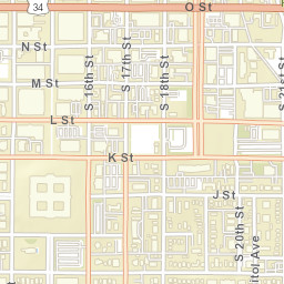 630 South 14th Street Lincoln NE Street Map