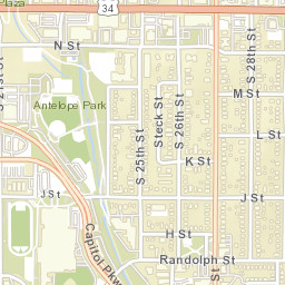Lincoln, Nebraska Street Map