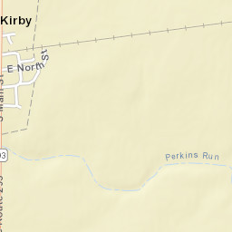 Kirby Ohio Street Map
