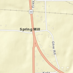Spring Mill Ohio Street Map