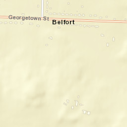 Belfort Ohio Street Map