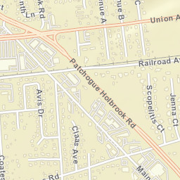 Holbrook New York Street Map