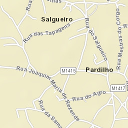 Pardilhó Street Map