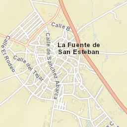La Fuente de San Esteban Street Map