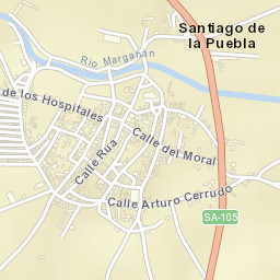 Santiago de la Puebla Street Map